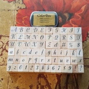 ❤❤❤Complete beautiful letter stamping set!